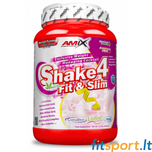 Питательный коктейль Amix Nutrition Shake 4 Fit&Slim 1000 г. 