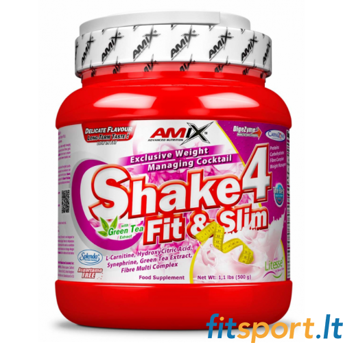 Питательный коктейль Amix Nutrition Shake 4 Fit&Slim 500 г. 