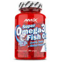 Рыбий жир Amix Nutrition Super Omega3, 90 капсул.