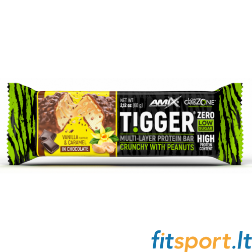 Amix Nutrition TiggerZero® batoniņš 60 g. Amix Nutrition TiggerZero® batoniņš 60 g.