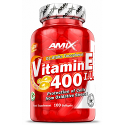 Amix Nutrition E vitamīns 400 SV 100 kapletes