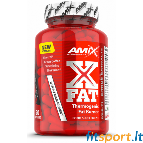 Amix Nutrition XFat® termogēnais tauku dedzinātājs 90 kapsulas. 