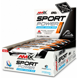 Amix Performance Sport Power enerģijas batoniņš ar kofeīnu (20 x 45 g.)