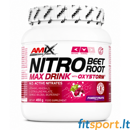 Amix Performance Nitro biešu sakņu dzēriens MAX 450 g. Amix Performance Nitro biešu sakņu dzēriens MAX 450 g.