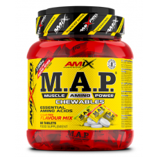 AmixPro® M.A.P. Muscle Amino Power košļājamās tabletes (EAA) 60 tabletes.