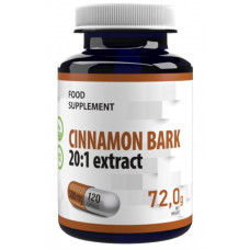 Hepatica kanēļa miza 120 kapsulas. (20:1 ekstrakts)