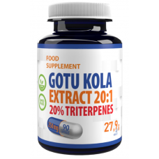 Hepatica Gotu Kola 90 vāciņi. (20:1 ekstrakts)