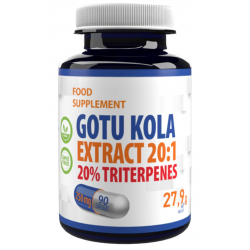 Hepatica Gotu Kola 90 vāciņi. (20:1 ekstrakts)