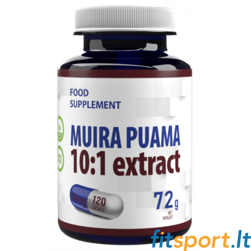 Hepatica Muira Puama 120 kapsulas. (10:1 ekstrakts) 
