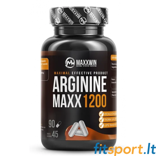 MaxxWin arginīns MAXX 1200 90 kapsulas. 