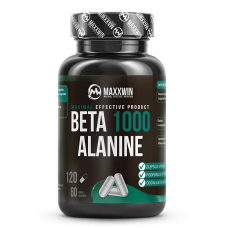 MaxxWin Beta Alanine 1000 120 kapsulas.