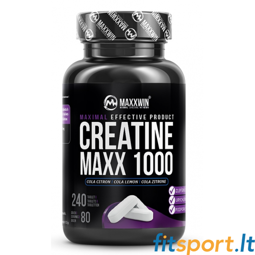 MaxxWin kreatīns Maxx 1000 240 tabletes. 