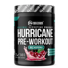 MaxxWin Hurricane pirms treniņa bez kofeīna 540 g.
