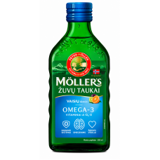 Möller's zivju eļļa 250 ml (augļu garša)