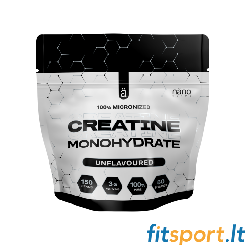 Nano Supps kreatīna monohidrāts 150 g. DOYPACK Nano Supps kreatīna monohidrāts 150 g. DOYPACK