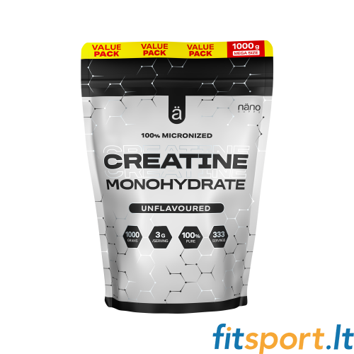 Nano Supps kreatīna monohidrāts 1000 g. 