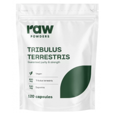 Neapstrādāti Tribulus Terrestris pulveri 120 kaps.