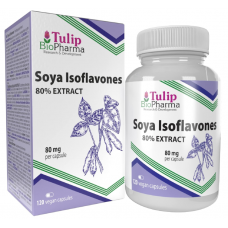 Tulip BioPharma sojas izoflavoni 90% ekstrakts 120 kapsulas.