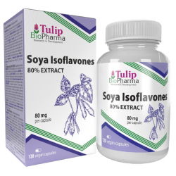 Tulip BioPharma sojas izoflavoni 90% ekstrakts 120 kapsulas.