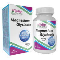 Tulip BioPharma magnija glicināts 120 kapsulas.