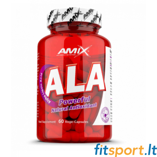 Amix Nutrition ALA (alfa liposkābe) 60 kaps. 