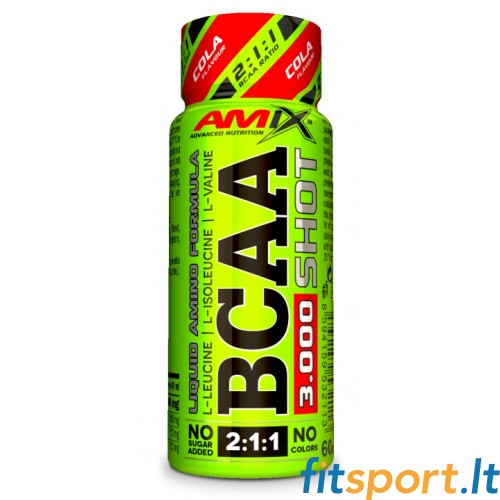 Amix ™ BCAA SHOT 3000 mg (aromatizēts) 