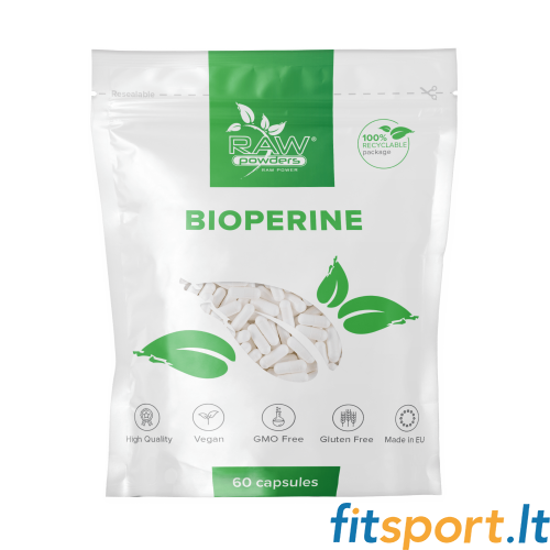 Raw Powders BioPerine 60 vāciņi. 