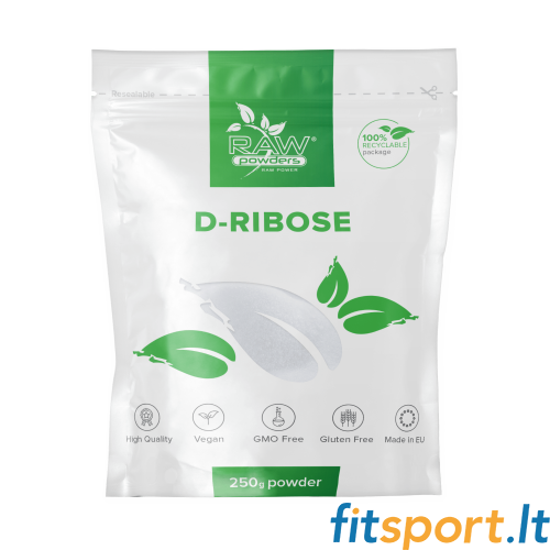 Neapstrādāti pulveri D-Ribose 250 g 