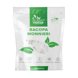 Neapstrādāti pulveri Bacopa Monnieri (500 mg 60 tabletes)