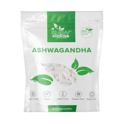 Raw Powders Ashwagandha 60 vāciņi.