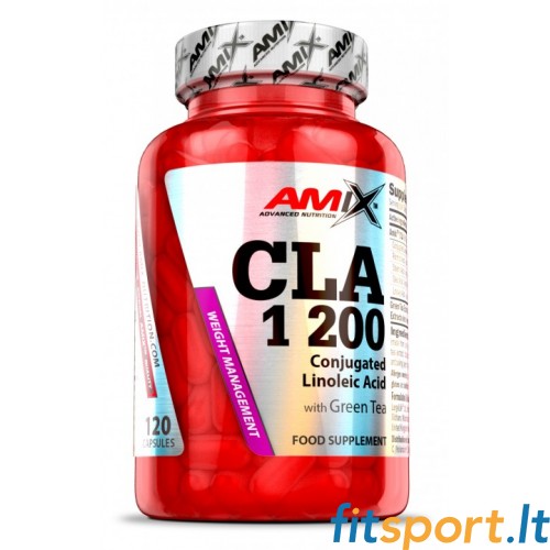 Amix CLA 1200 mg + Zaļā tēja 120 kaps. 
