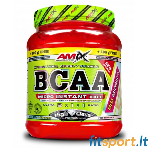 Amix Nutrition BCAA Micro-Instant Juice 400 + 100 g. BEZMAKSAS 