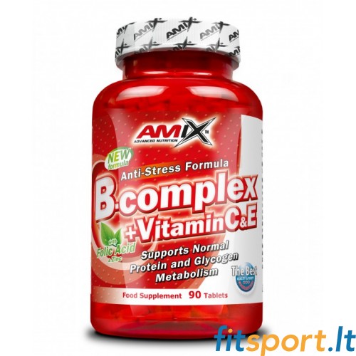 Amix Nutrition B-Complex + C&E vitamīns 90 kaps. 