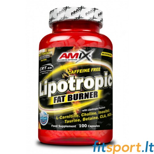 Amix Lipotropic Fat burner 100 kaps. (bez kofeīna) 