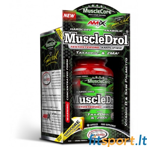 Amix MuscleCore MuscleDrol 60 vāciņi 