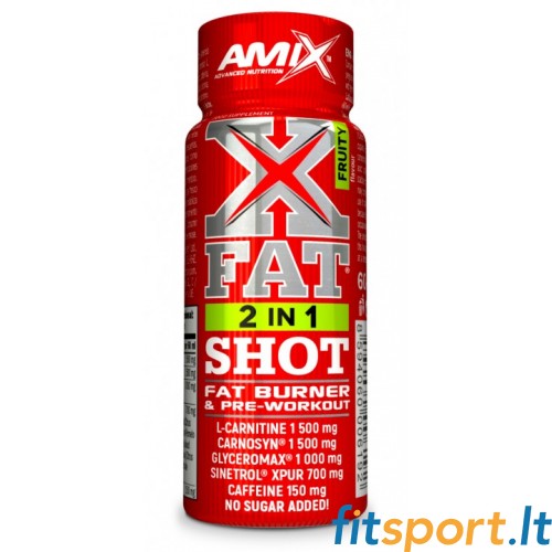 Amix ™ XFat® 2in1 SHOT 60 ml. (ar augļu garšu) 