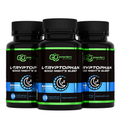 Go Powders L-Tryptofāns 120 vāciņi.