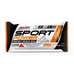 Amix Sport Power Energy uzkodu batoniņš 45g (ar garšu un kofeīnu)