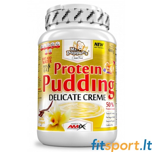 Amiksa kungs. Popper's Protein Pudding Creme 600g 