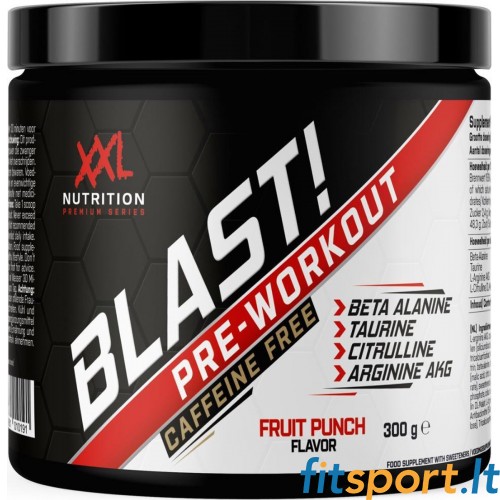 XXL Nutrition Blast! 300 g (bez kofeīna) 