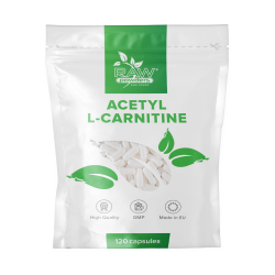 Raw Powders Acetyl L-Carnitine 120 kapsulas