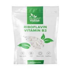 Neapstrādāti pulveri Riboflavīns (B2 vitamīns) 60 kaps.