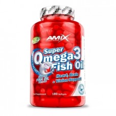 Amix Super Omega 3 zivju eļļa 180 kapsulas.