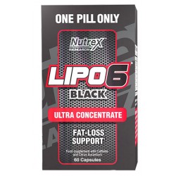 Nutrex Lipo 6 Black Ultra Concentrate 60 vāciņi