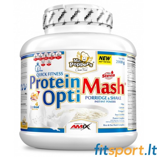 Amiksa kungs. Popper's® Protein Opti-Mash 