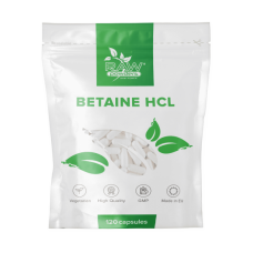 Raw Powders Betaine HCL 120 caps