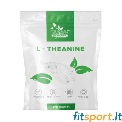 Raw Powders L-Theanine 120 tab. - 120 porcijas 