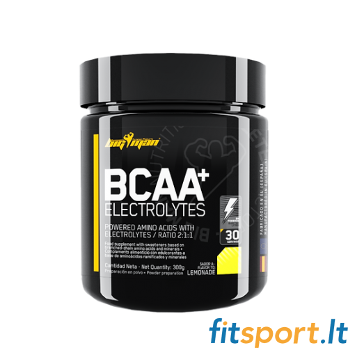 BigMan Nutrition BCAA + Electrolytes 300g + Gift firmas Bigman mikseris 