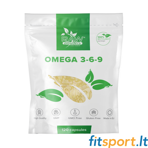 Raw Powders Omega 3-6-9 120 kapsulas 