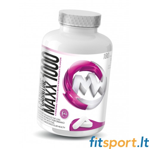 MaxxWin L-Carnitine Maxx 1000 180 tab ķiršu garša 